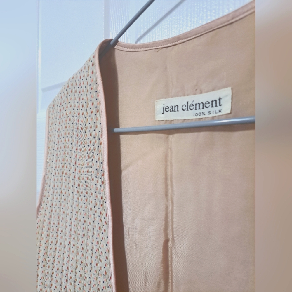 Jean Clément Nude Silk Vest
